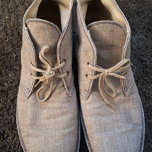 Clark’s rare desert hemp canvas boots